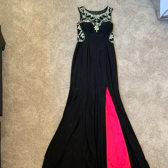 Betsy & Adam | Dresses | Womans Betsy Admas Rhinestones Mermaid Style Gown  | Poshmark